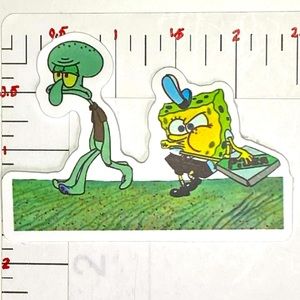 10/$10 Build Your Own Sticker Bundle: Spongebob Squarepants & Squidward